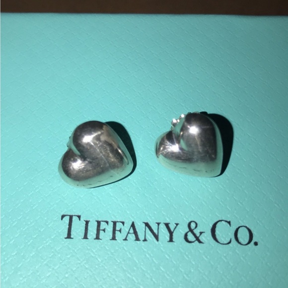 Tiffany and co heart earrings - Picture 1 of 4